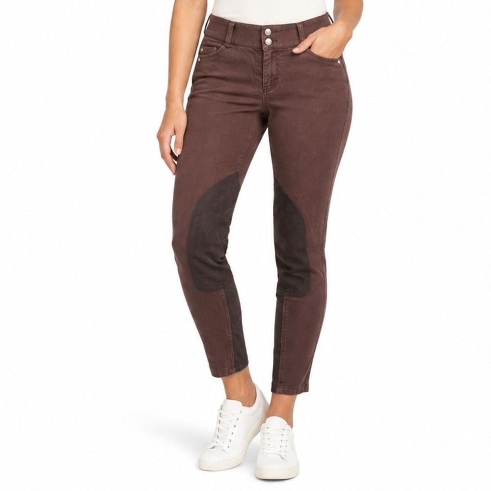 Ariat Breeches Women 34R Brown Equestrian 10012368 Knee Patch Riding Pants
